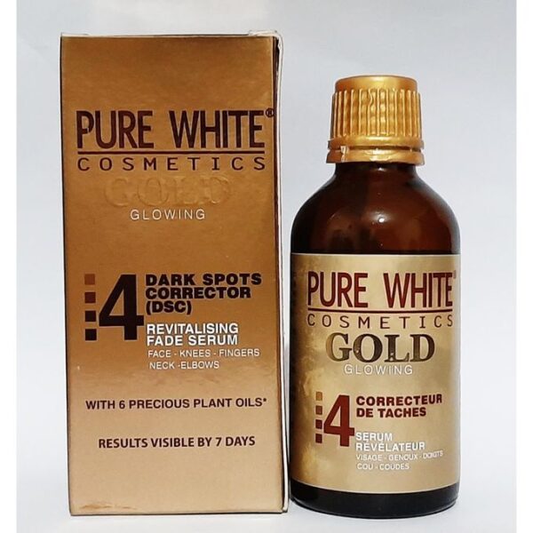 PURE WHITE GOLD ANTI-SPOT CORRECTIVE SERUM HANDS, FEET, LIGHTENING KNEES