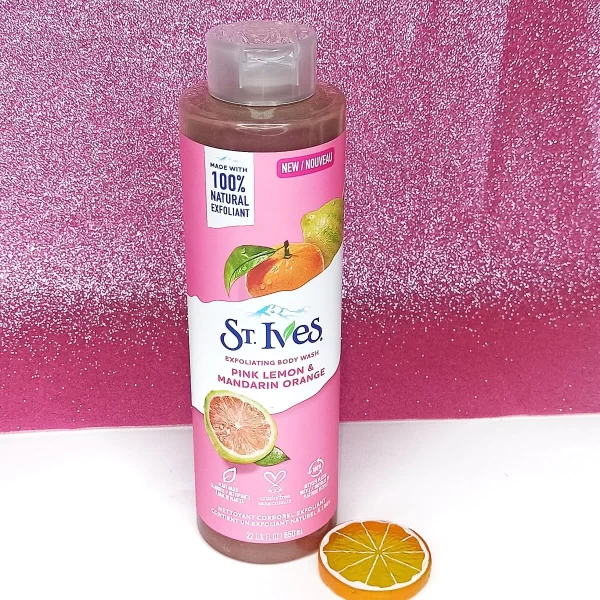 St. Ives Pink Lemon and Mandarin Orange Exfoliating Body Wash