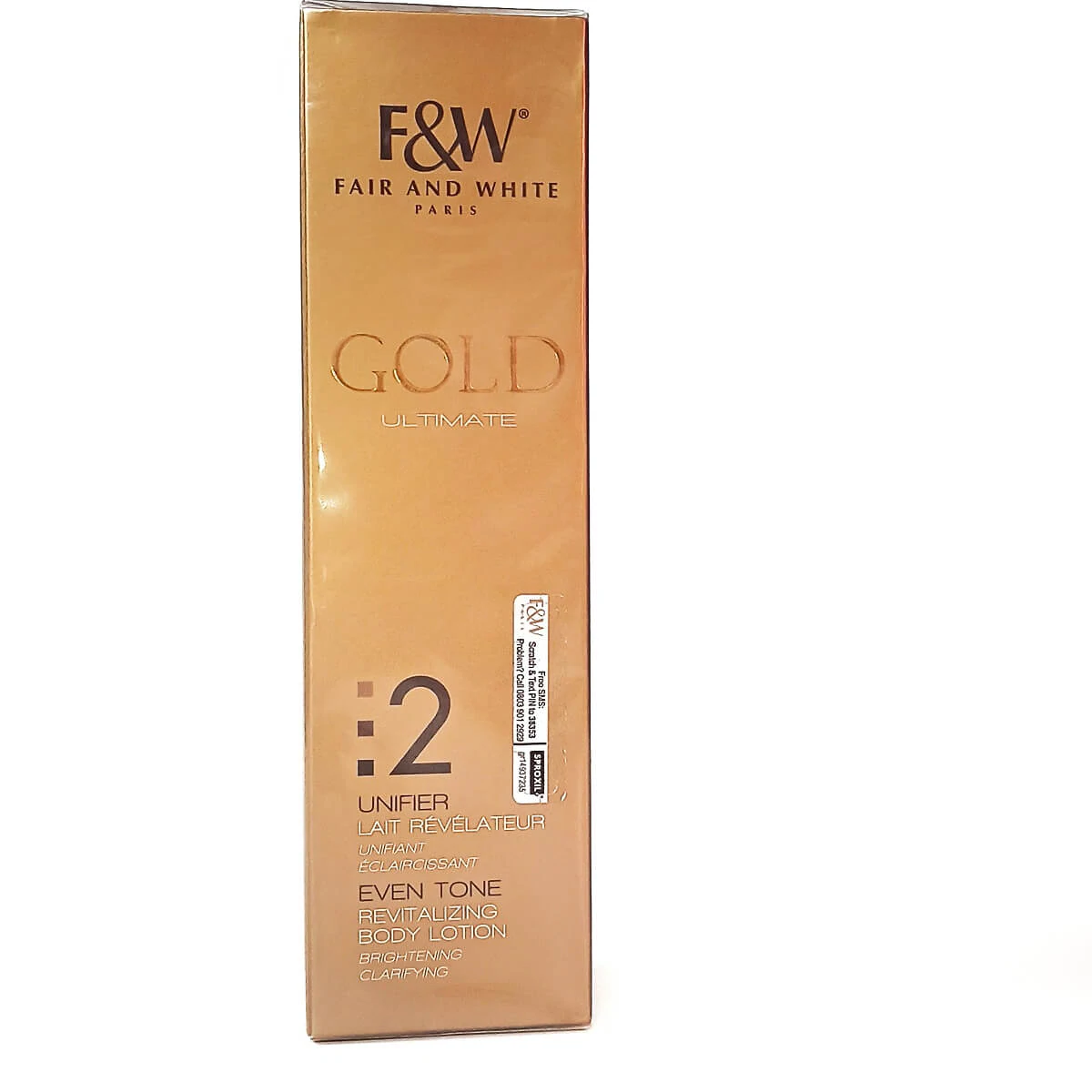 Gold 2 Even Tone Revitalizing Body Lotion 500ml - Bevy Beauty