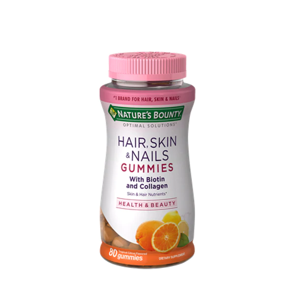 Nature's Bounty Hair Skin and Nails Orange Gummies