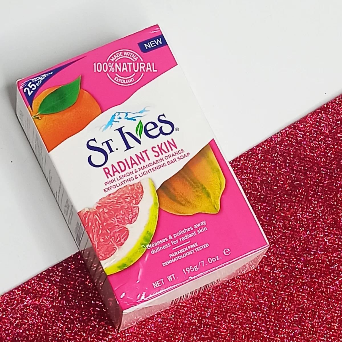 St Ives Radiant Skin Pink Lemon & Mandarin Bar Soap