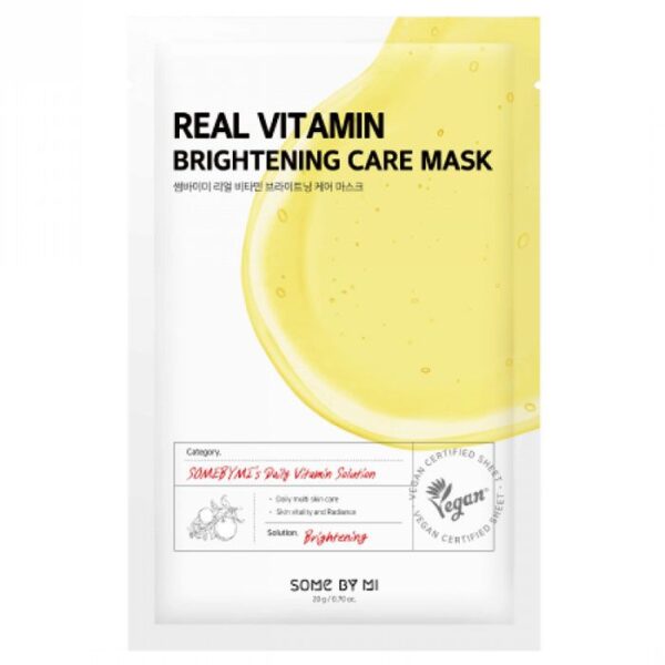 Some By Mi Real Vitamin Brightening Care Mask - 1 Sheet Mask